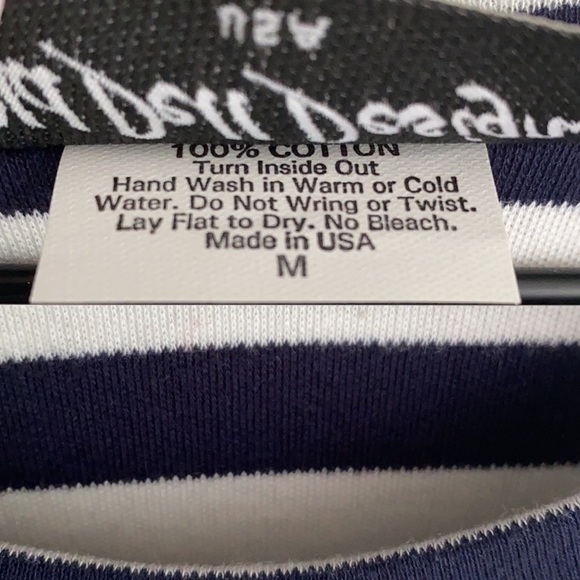 Vintage Old Dell Designs striped Maxi dress, Sz M - Picture 5 of 7